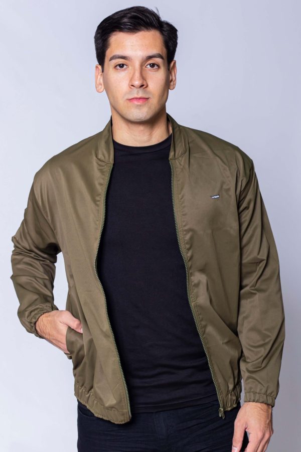 Campera Bomber Verde Musgo