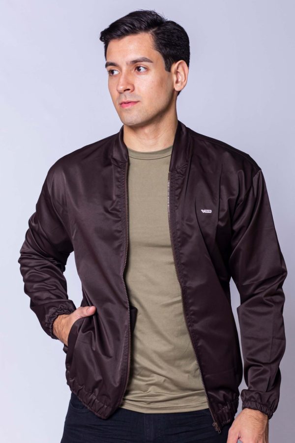 Campera Bomber Marrón