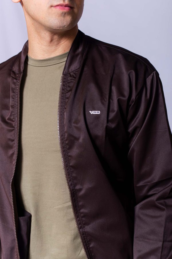 Campera Bomber Marrón